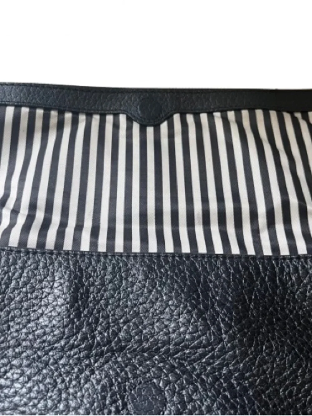 Kate Spade Black Pebbled Leather Cobble Hill Marsala Crossbody Clutch Bag